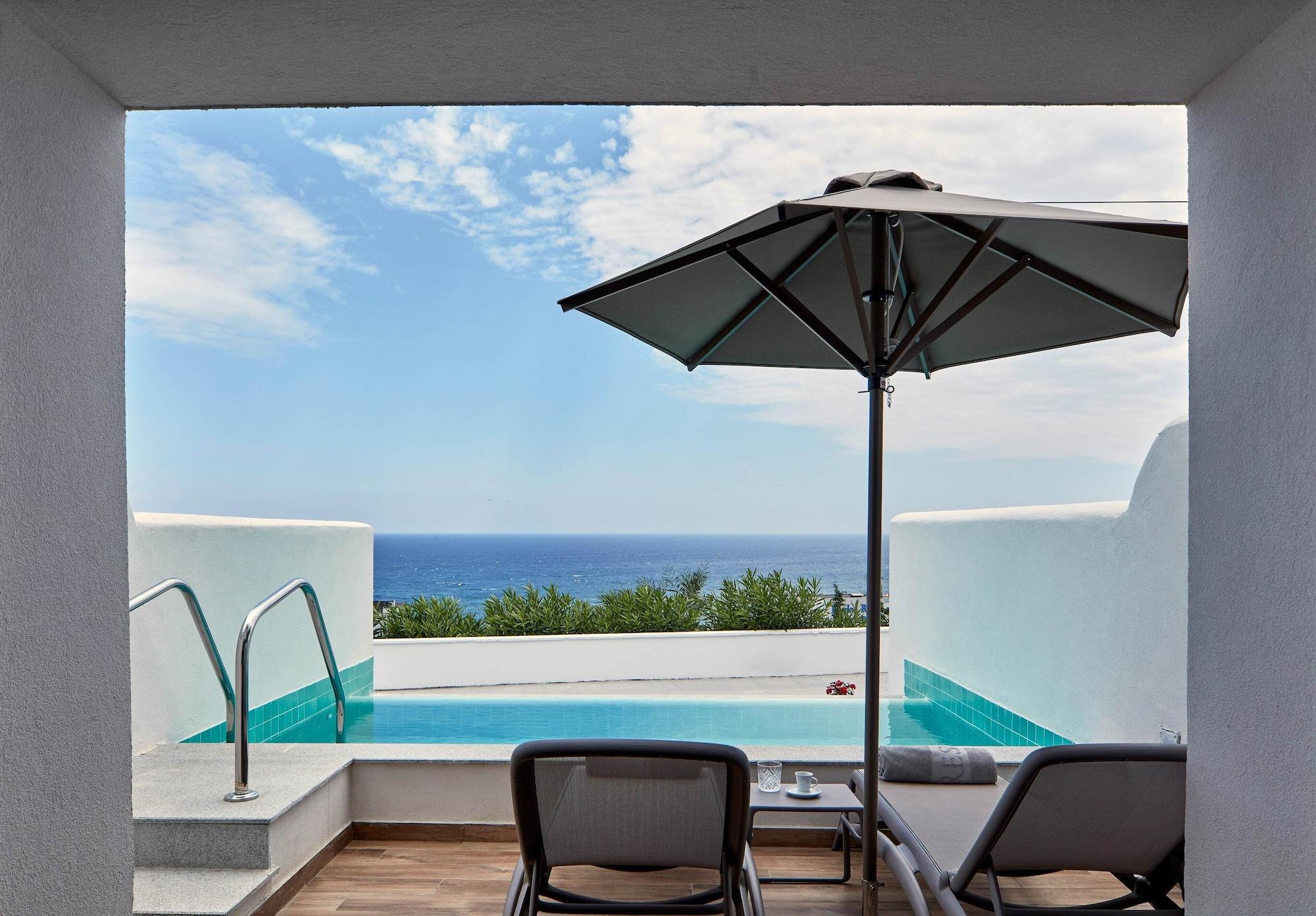 Esperos Village Blue & Spa - Adults Only Faliraki Exterior photo Private pool at a hotel