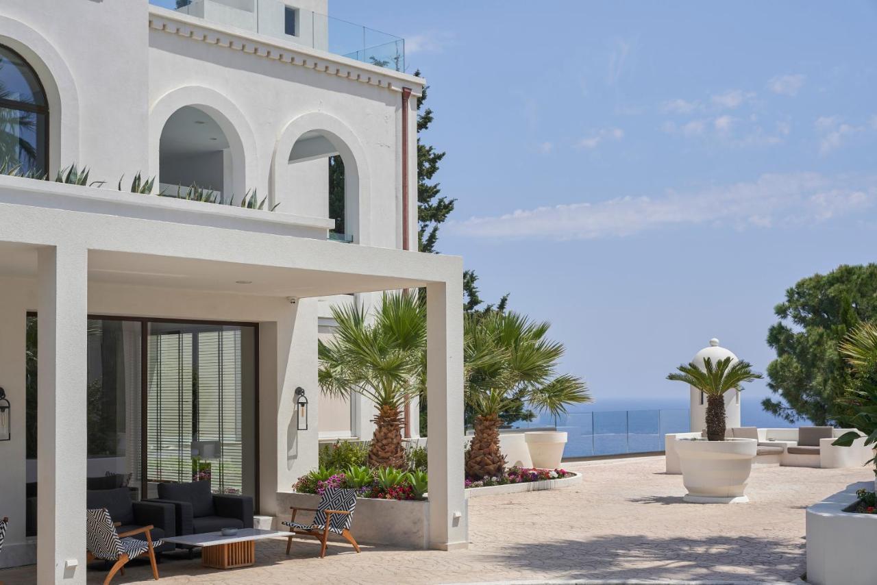 Esperos Village Blue & Spa - Adults Only Faliraki Exterior photo The hotel's terrace