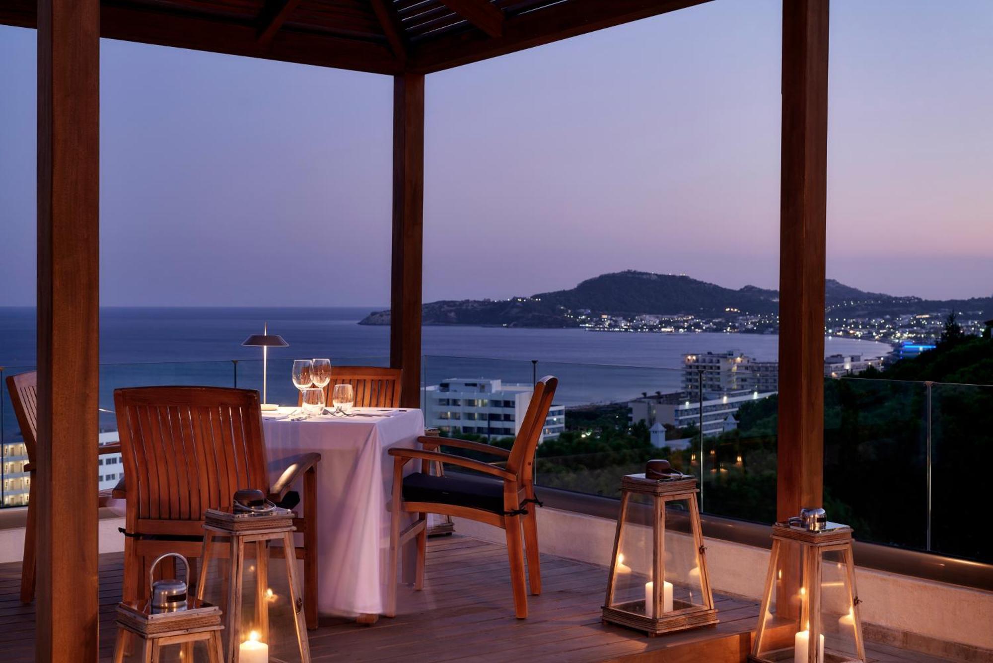 Esperos Village Blue & Spa - Adults Only Faliraki Exterior photo The view from the hotel