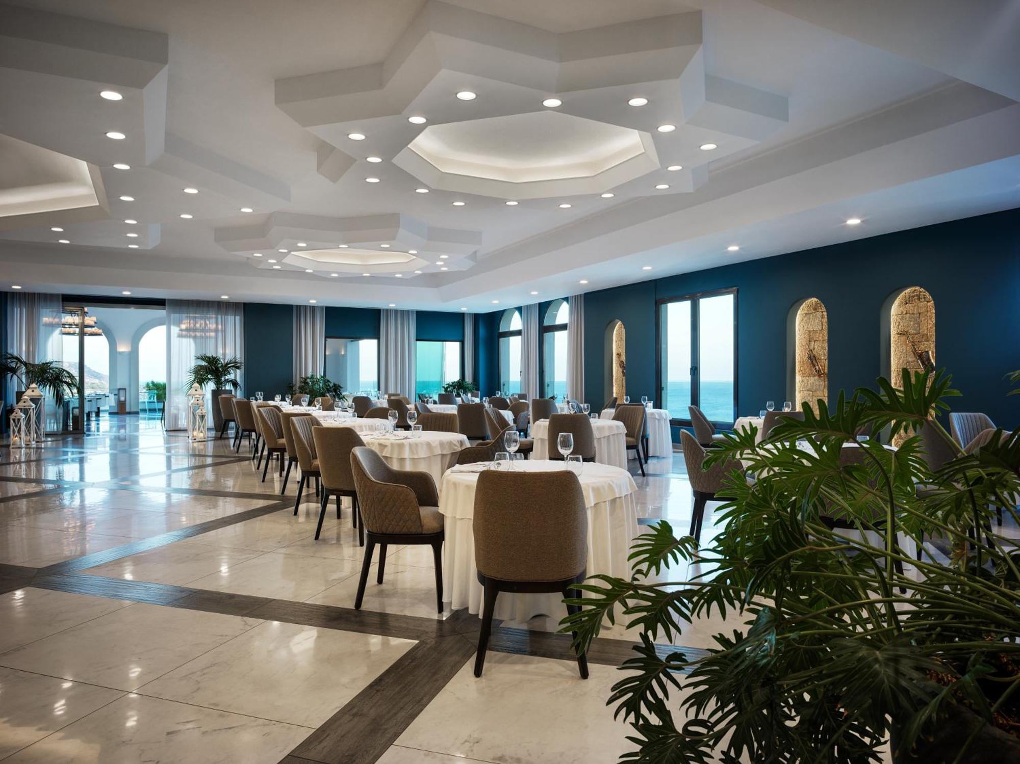 Esperos Village Blue & Spa - Adults Only Faliraki Exterior photo Restaurant
